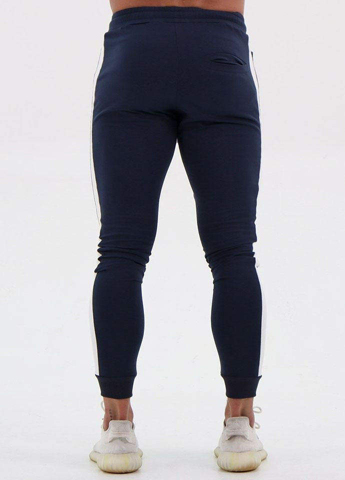 Темно-синие демисезонные брюки VQH