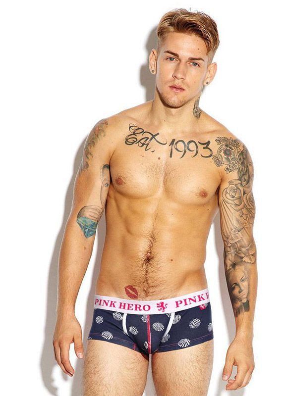 Трусы плавки мужские Pink Hero (267927999)