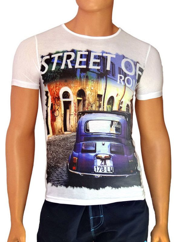 Біла футболка чоловічі Sport Line