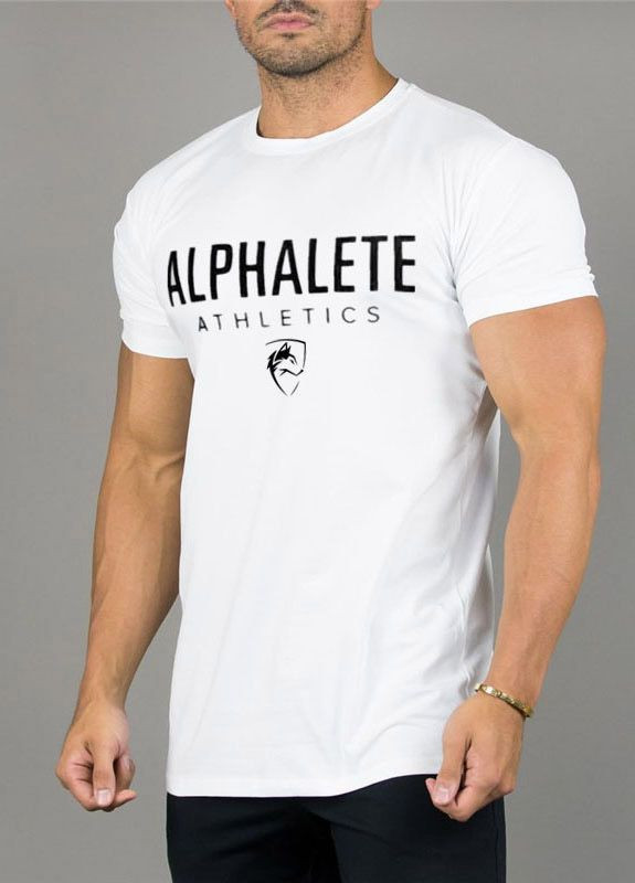 Біла футболка чоловічі Alpha