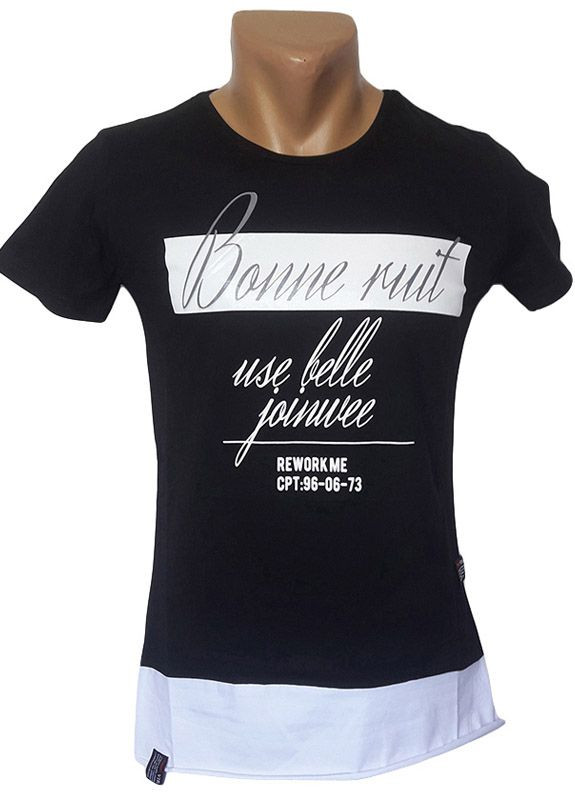 Чорна футболка чоловічі Virage