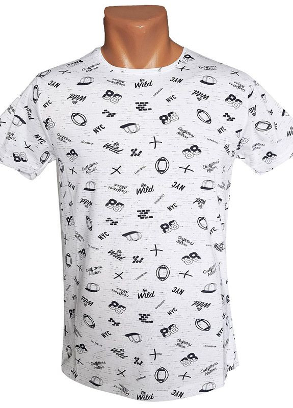 Біла футболка чоловічі Leonidas