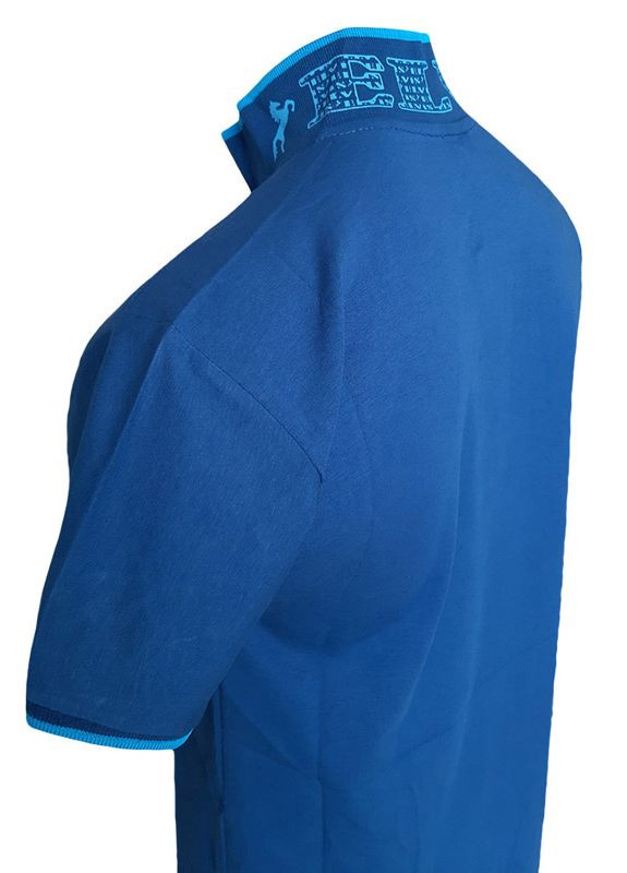 Синяя мужская футболка поло Sport Line