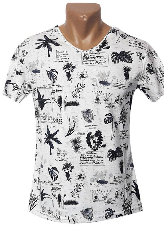 Белая мужская футболка Leonidas