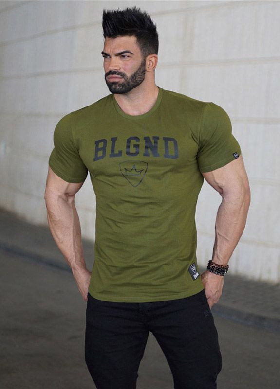 Зеленая мужская футболка MCET