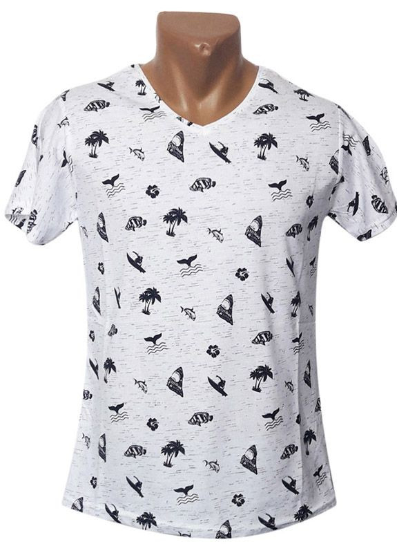 Біла футболка чоловічі Leonidas