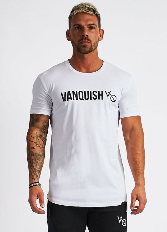 Белая мужская футболка VQH