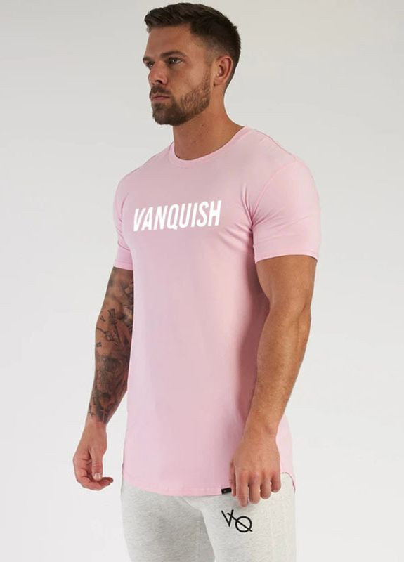 Розовая розовая мужская футболка VQH