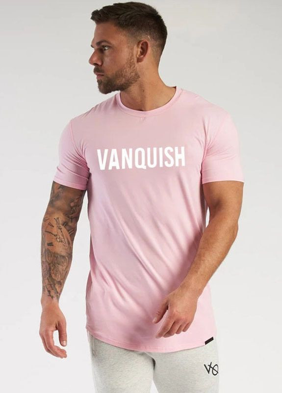 Розовая розовая мужская футболка VQH