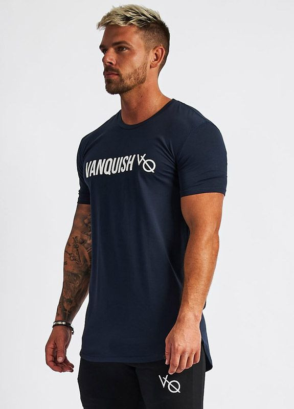 Синяя мужская футболка VQH