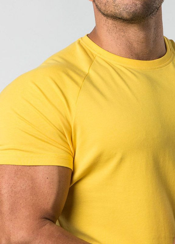 Желтая желтая мужская футболка Alpha