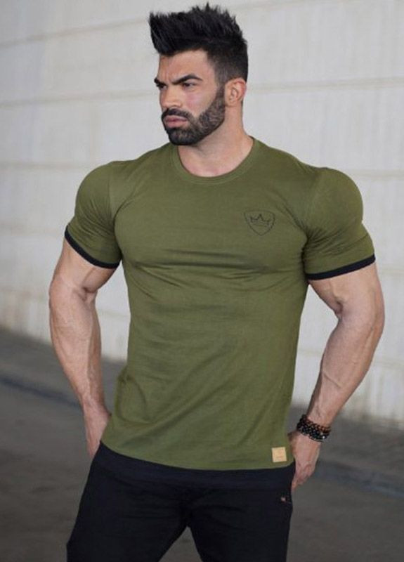 Зелена футболка чоловічі MCET