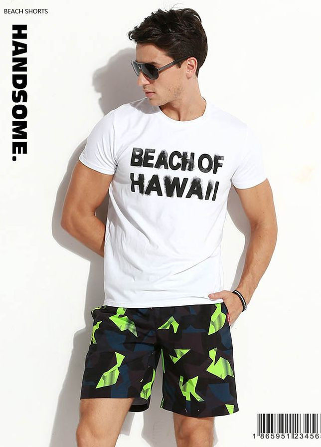 Черные мужские шорты бермуды Qike (267956130)