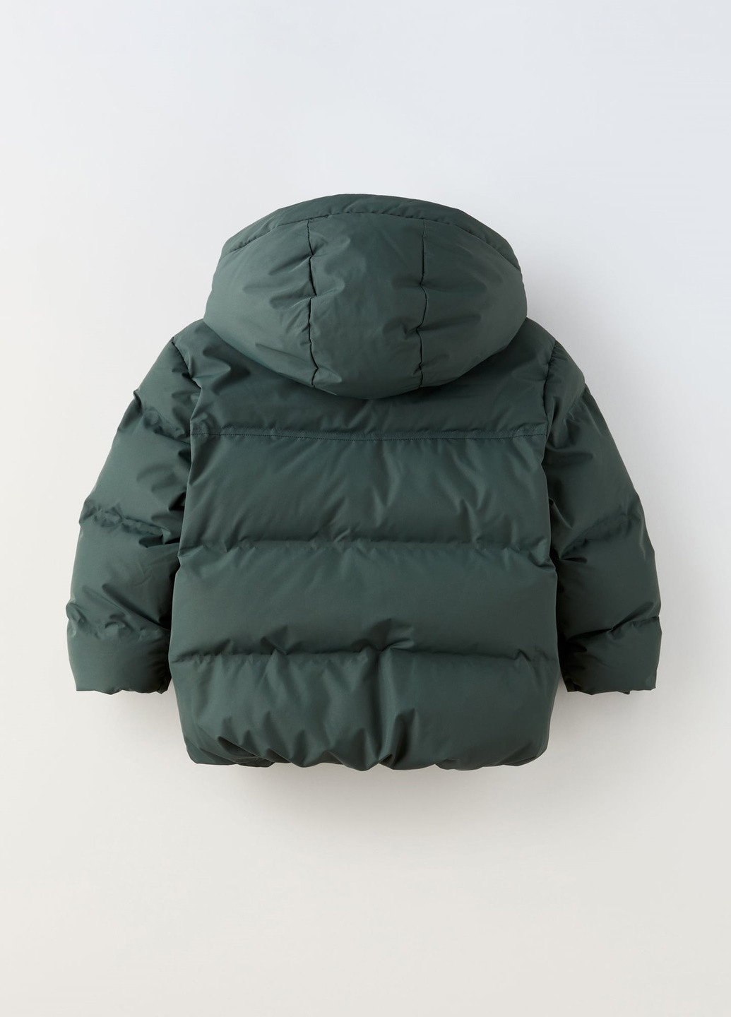 Зеленая зимняя куртка Zara
