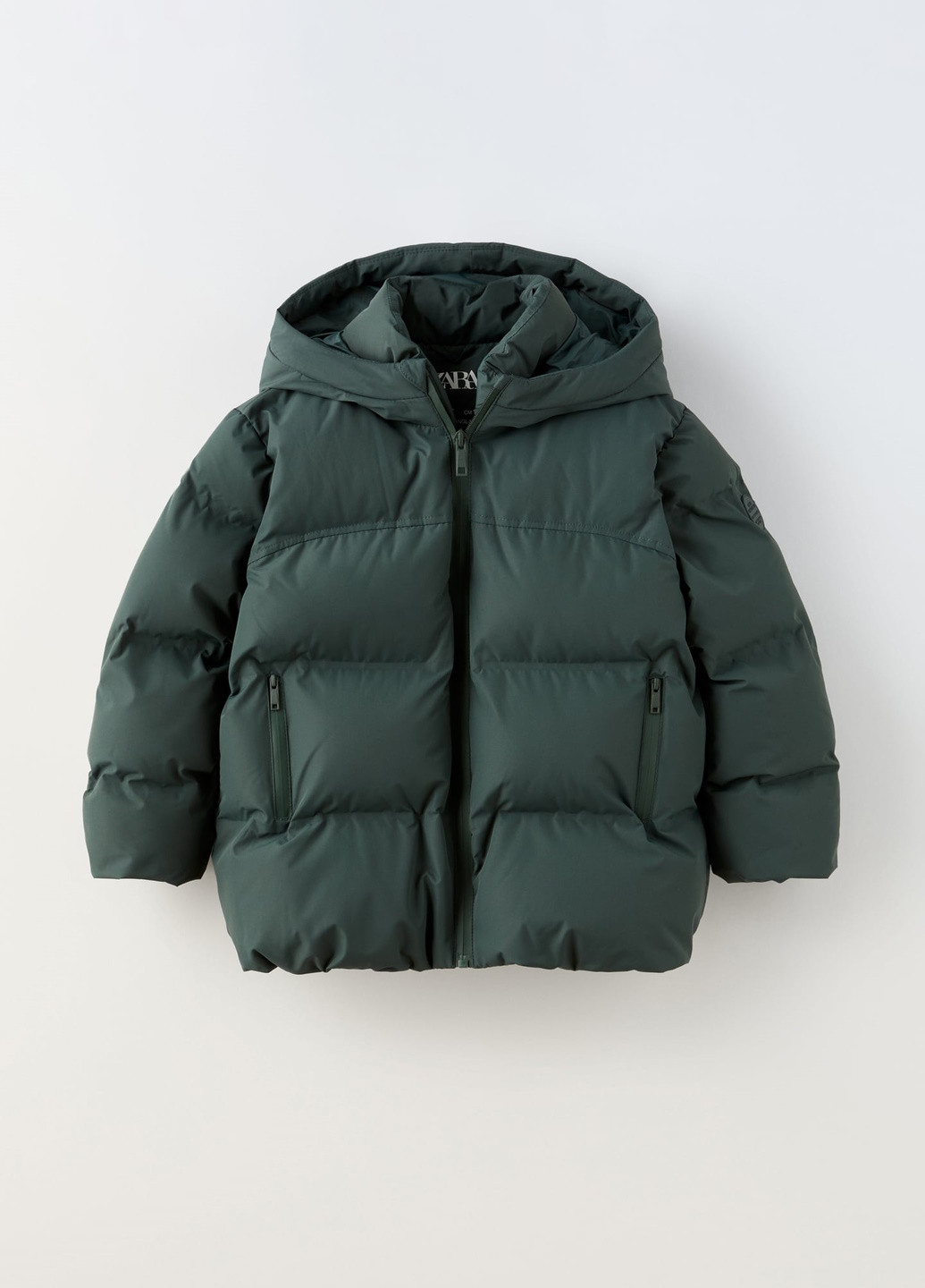 Зелена зимня куртка Zara