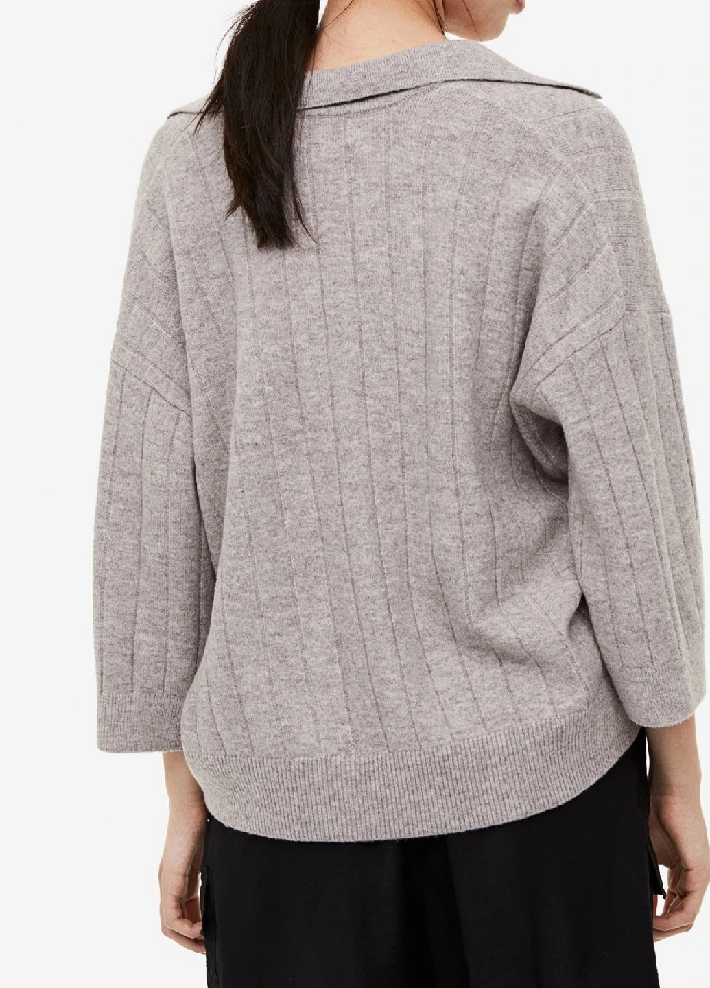 Сіро-коричневий демісезонний светр H&M