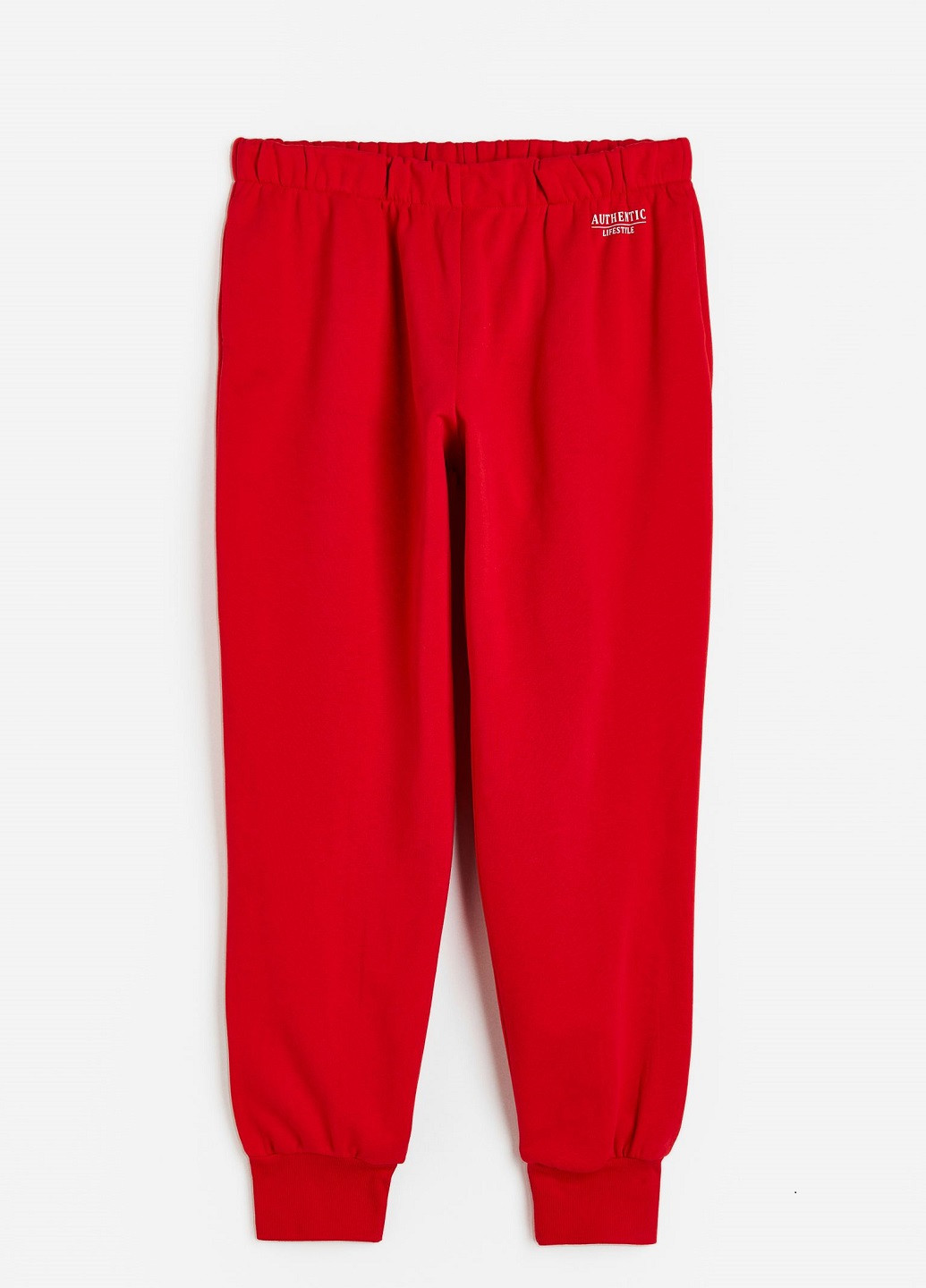 Красные спортивные демисезонные брюки H&M