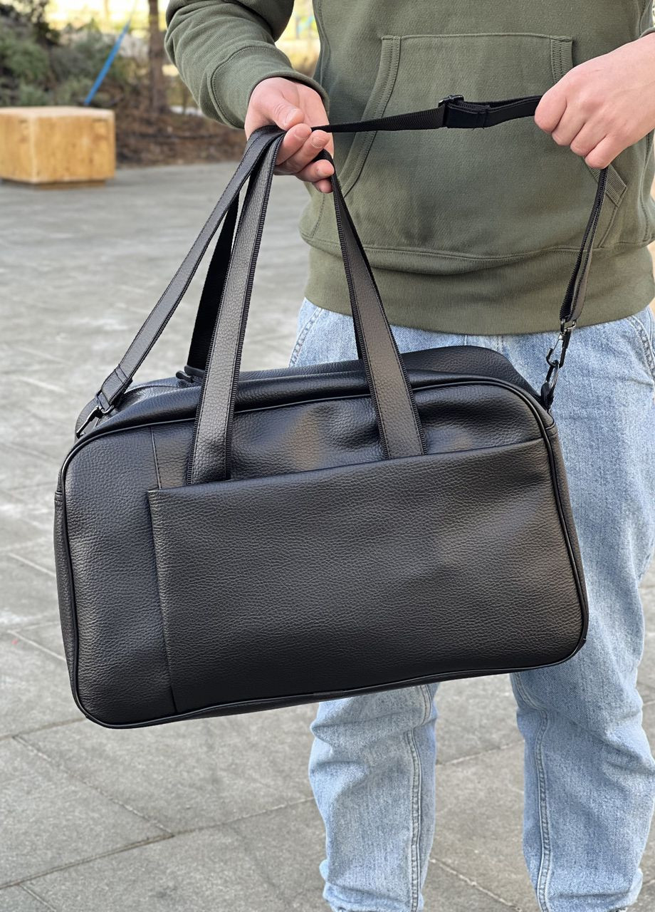 Спортивная мужская сумка для тренировок вместительная дорожная черная, на 25л ToBeYou сумка н (268224004)
