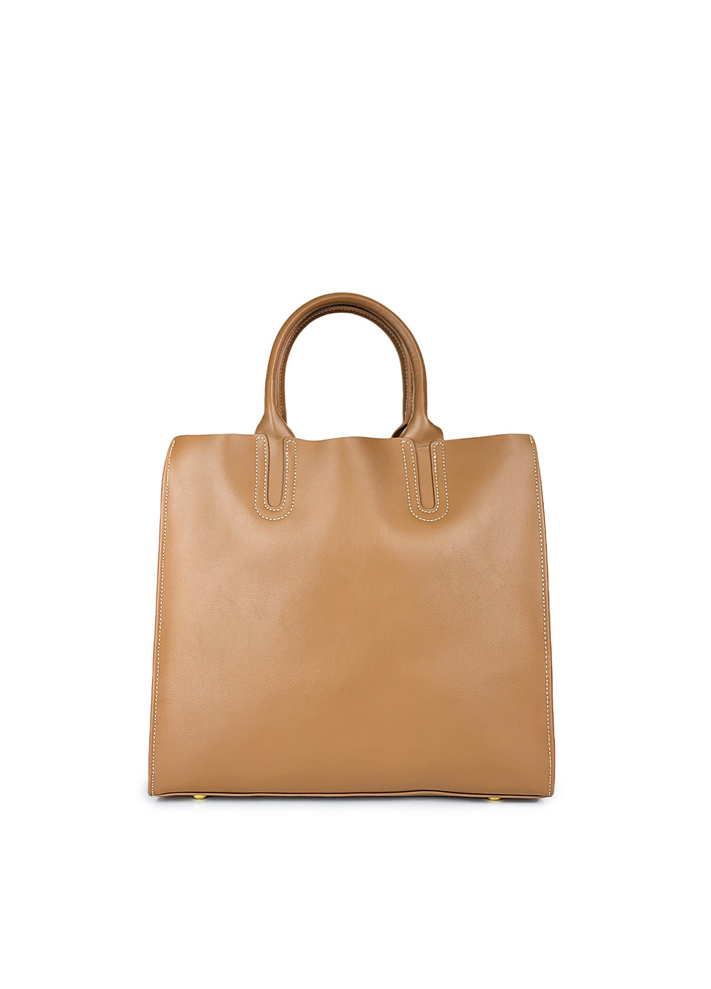 Женская кожаная коричневая сумочка большая, 9921 кор, Fashion (268120703)
