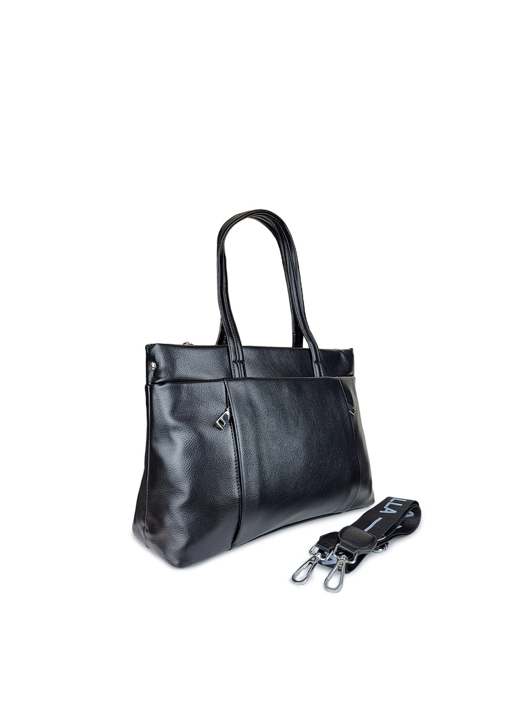 Велика сумка жіноча чорна,391 чорн, Fashion (268120702)