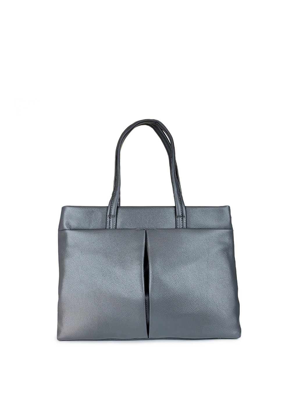 Сіра велика сумка жіноча екошкіра, 386 сіра, Fashion (268120696)