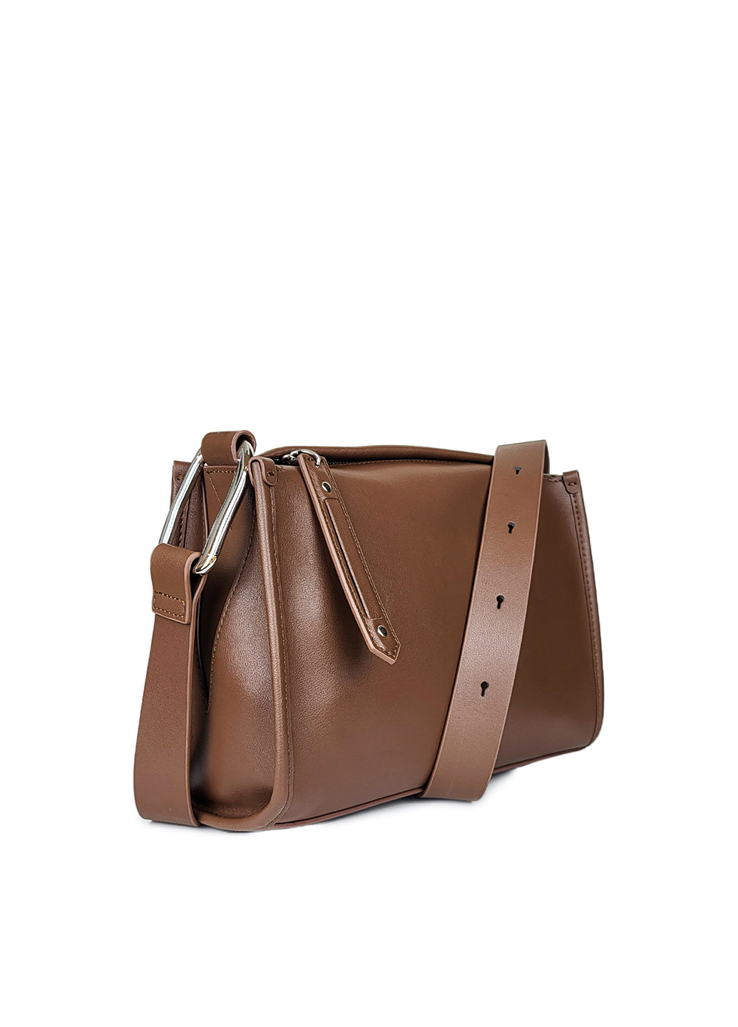 Жіноча сумка крос-боді коричнева шкіра, ZLX-819 кор, Fashion (268120706)