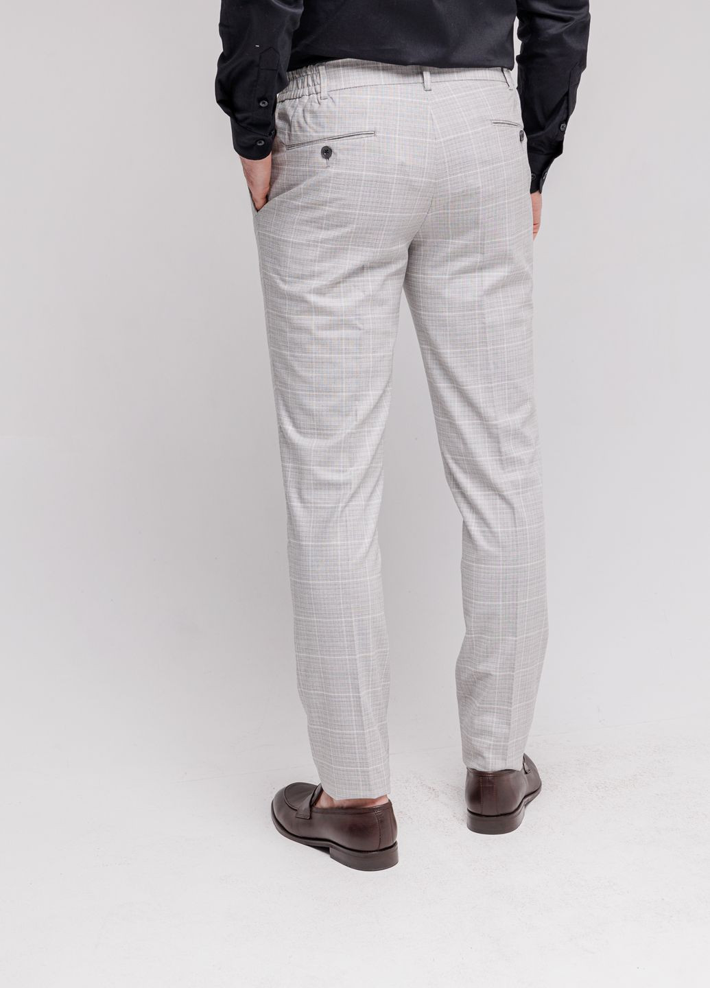 Серые классические демисезонные брюки NAVI