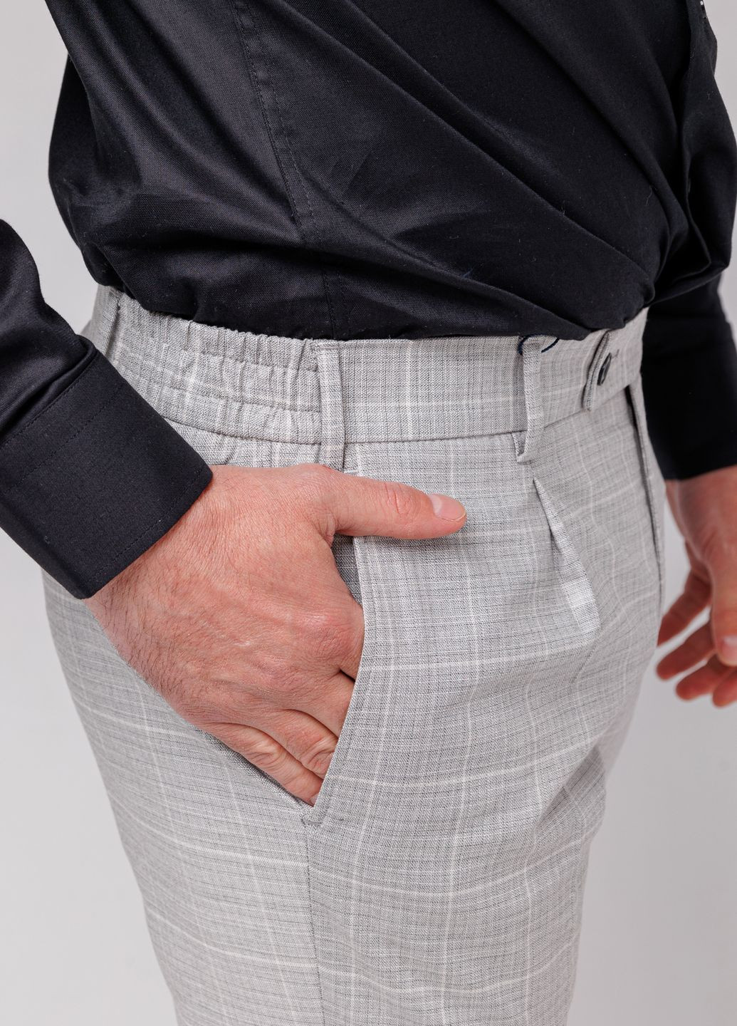 Серые классические демисезонные брюки NAVI