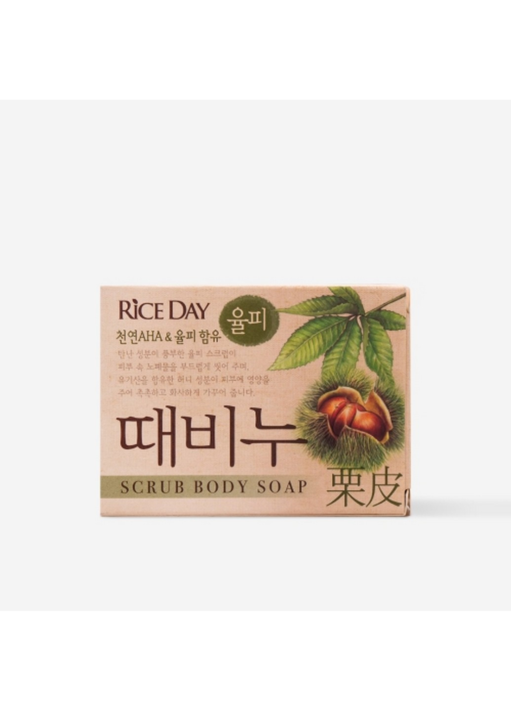 Мило для тіла скрабуюче з екстрактом каштана Riceday Scrub Body Chestnut Soap, 100 г Lion (268378729)