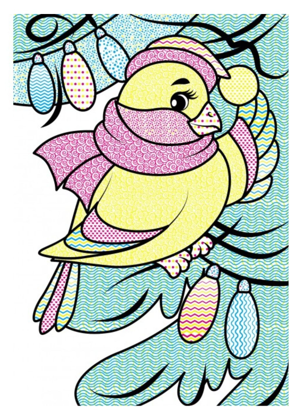 Водні розмальовки. Ведмежа у зимовій казці Пегас (268048480)