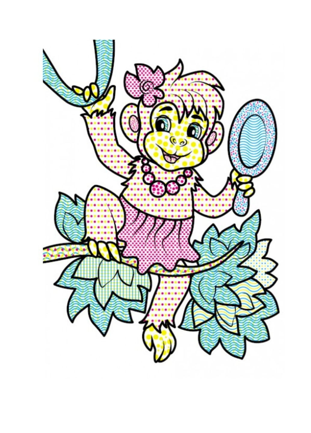 Водні розмальовки. Мавпа Пегас (268048456)