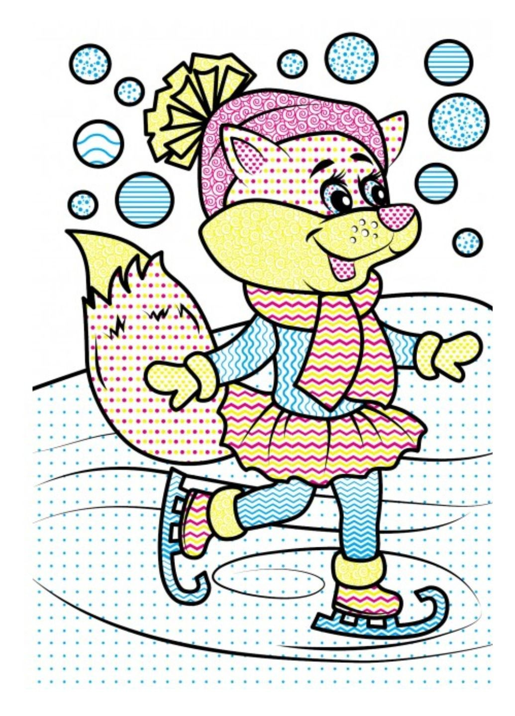 Водні розмальовки. Корова у зимовій казці Пегас (268048436)