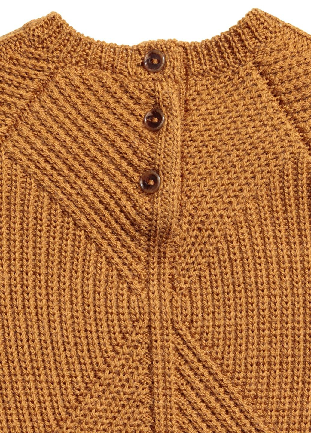 Світло-коричневий зимовий светр вовняний H&M