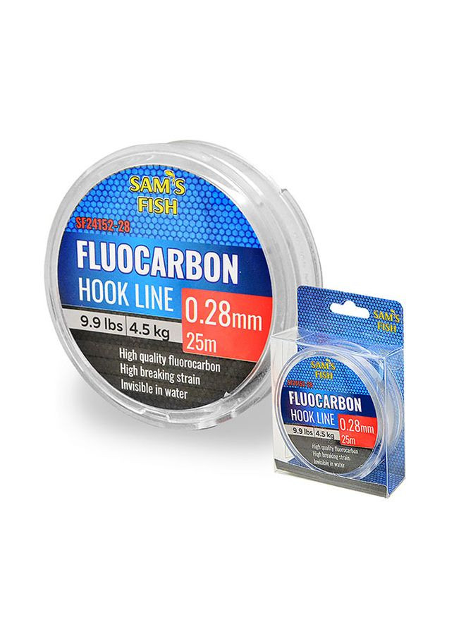 Леска "Fluocarbon" 25м*0.28мм Home (268053566)
