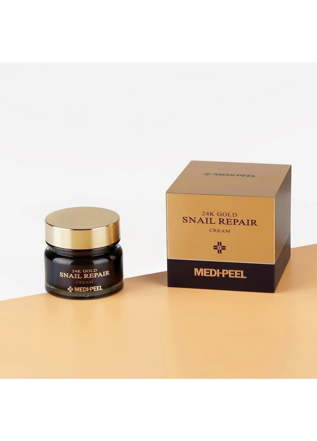 Крем для обличчя з колоїдним золотом 24k Gold Snail Repair Cream 50 мл Medi-Peel (268378748)