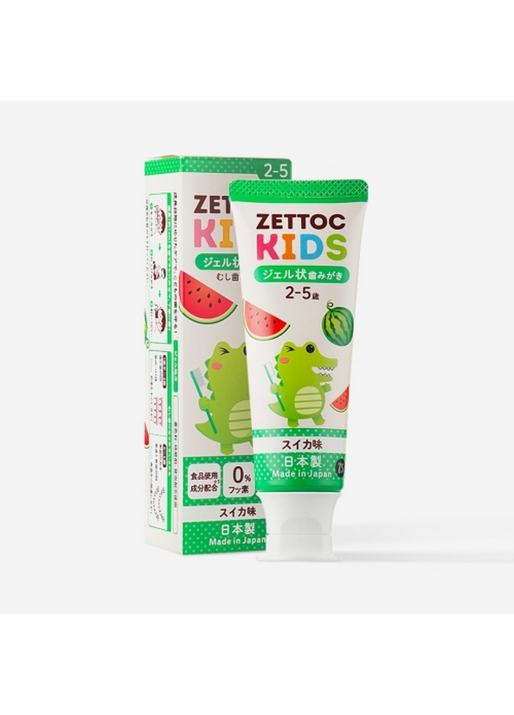 Зубная детская паста "Арбуз" Nippon Toothpaste Kids Watermelon, 70г Zettoc (268378759)