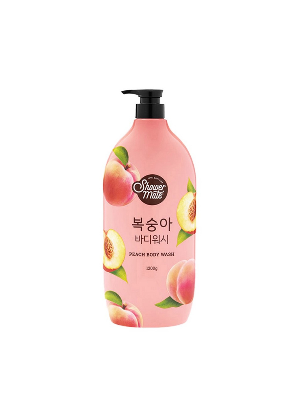 Гель для душу з ароматом персика Aekyung Shower Mate Natural Peach, 1200 мл KeraSys (268378737)