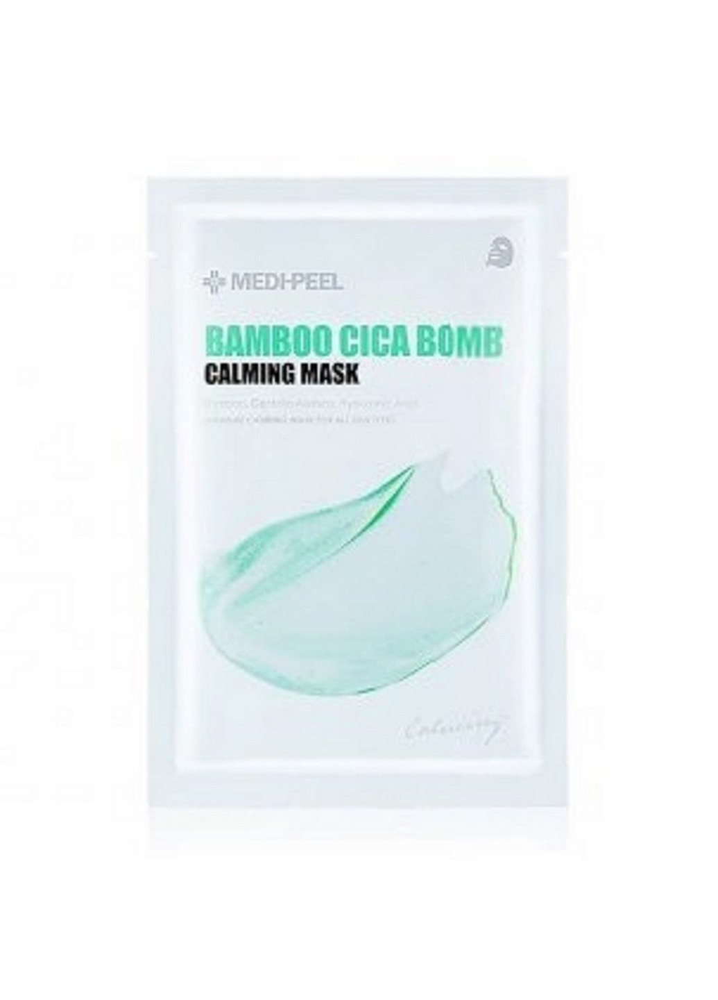 Успокаивающая тканевая маска Bamboo Cica Bomb Calming Mask 10*25 мл Medi-Peel (268378749)