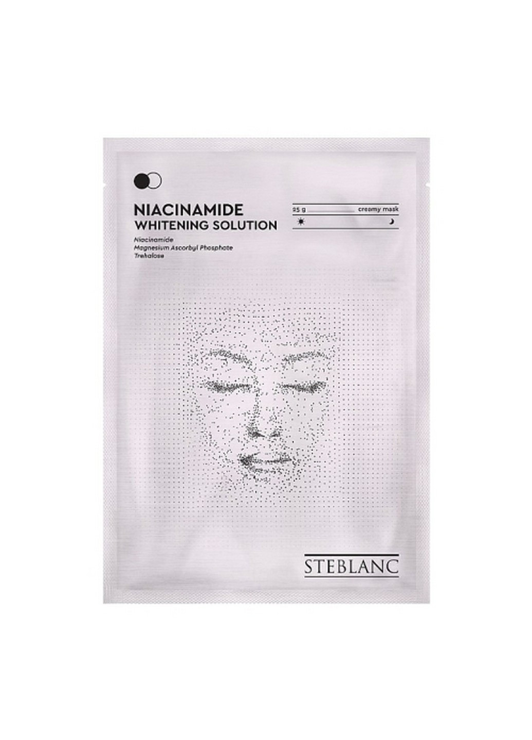 Тканевая маска омолаживающая NIACINAMIDE, 25 г Steblanc (268378792)