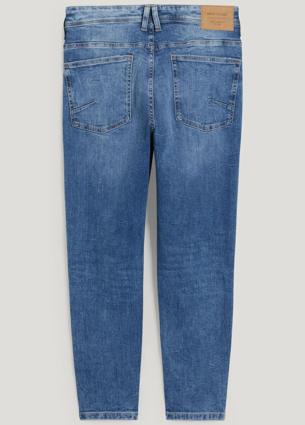 Голубые демисезонные джинсы carrot C&A
