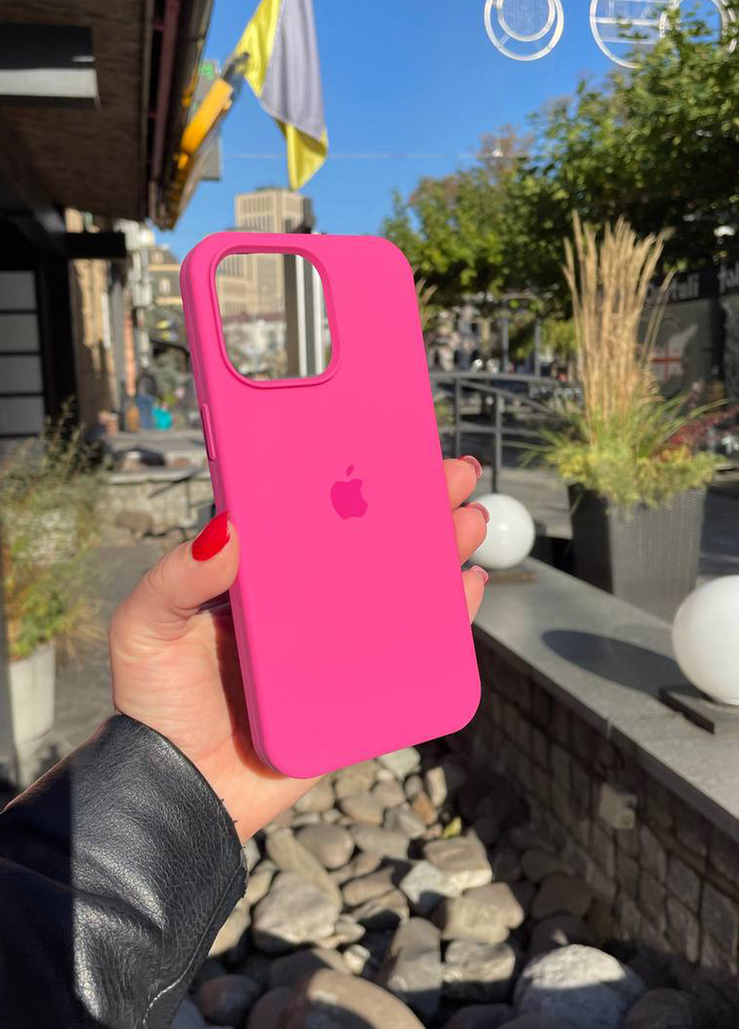 Чехол силиконовый Silicone Case для Apple iPhone 15 Plus Dragon Fruit No Brand (268123951)
