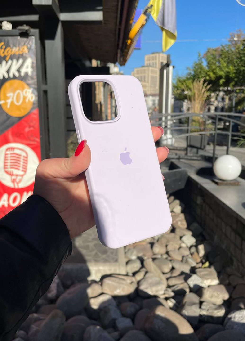 Чохол силіконовий Silicone Case для Apple iPhone 15 Lilacs No Brand (268123980)