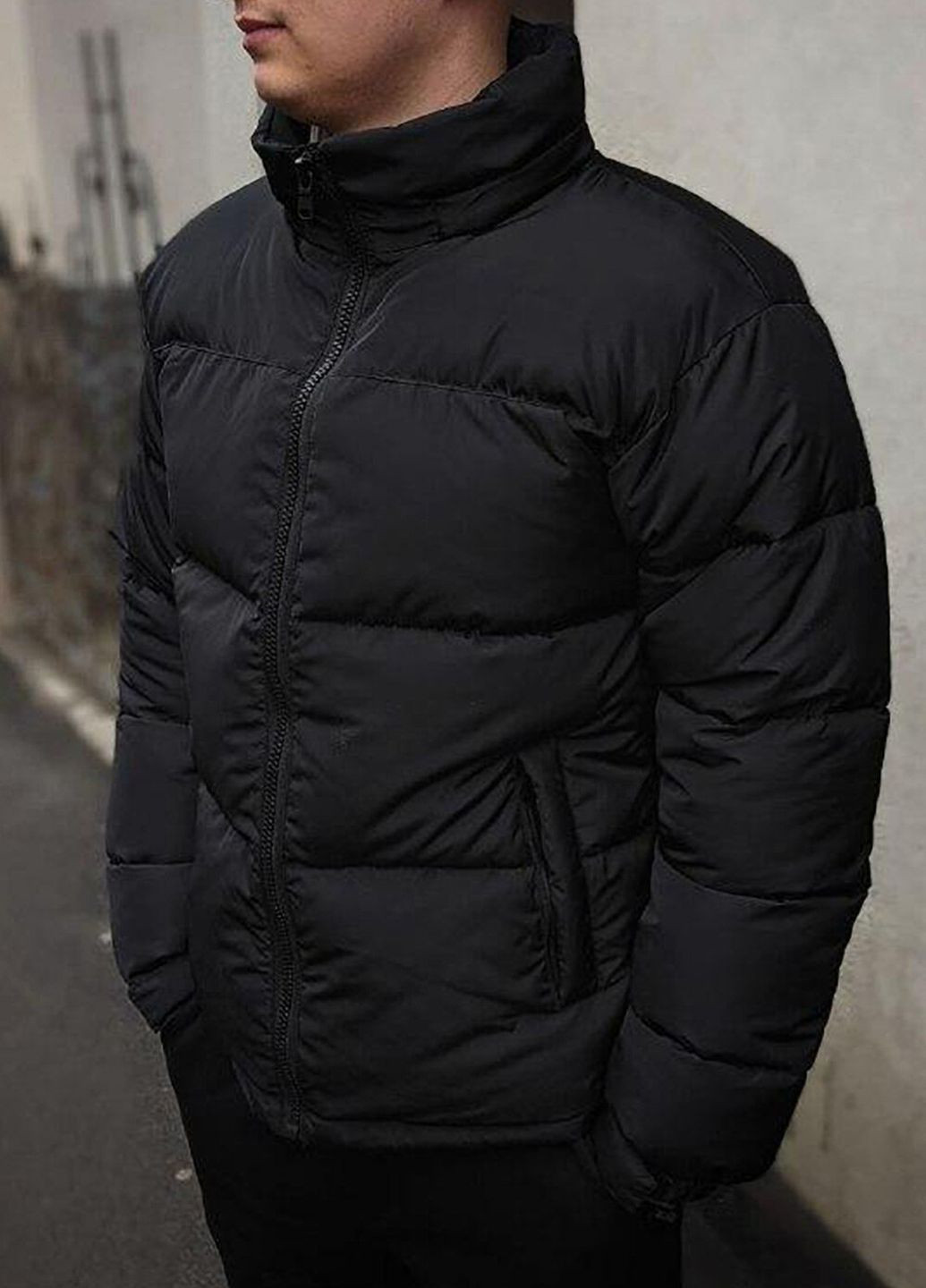 Чорна зимня куртка зимова reload - simple, black VDLK