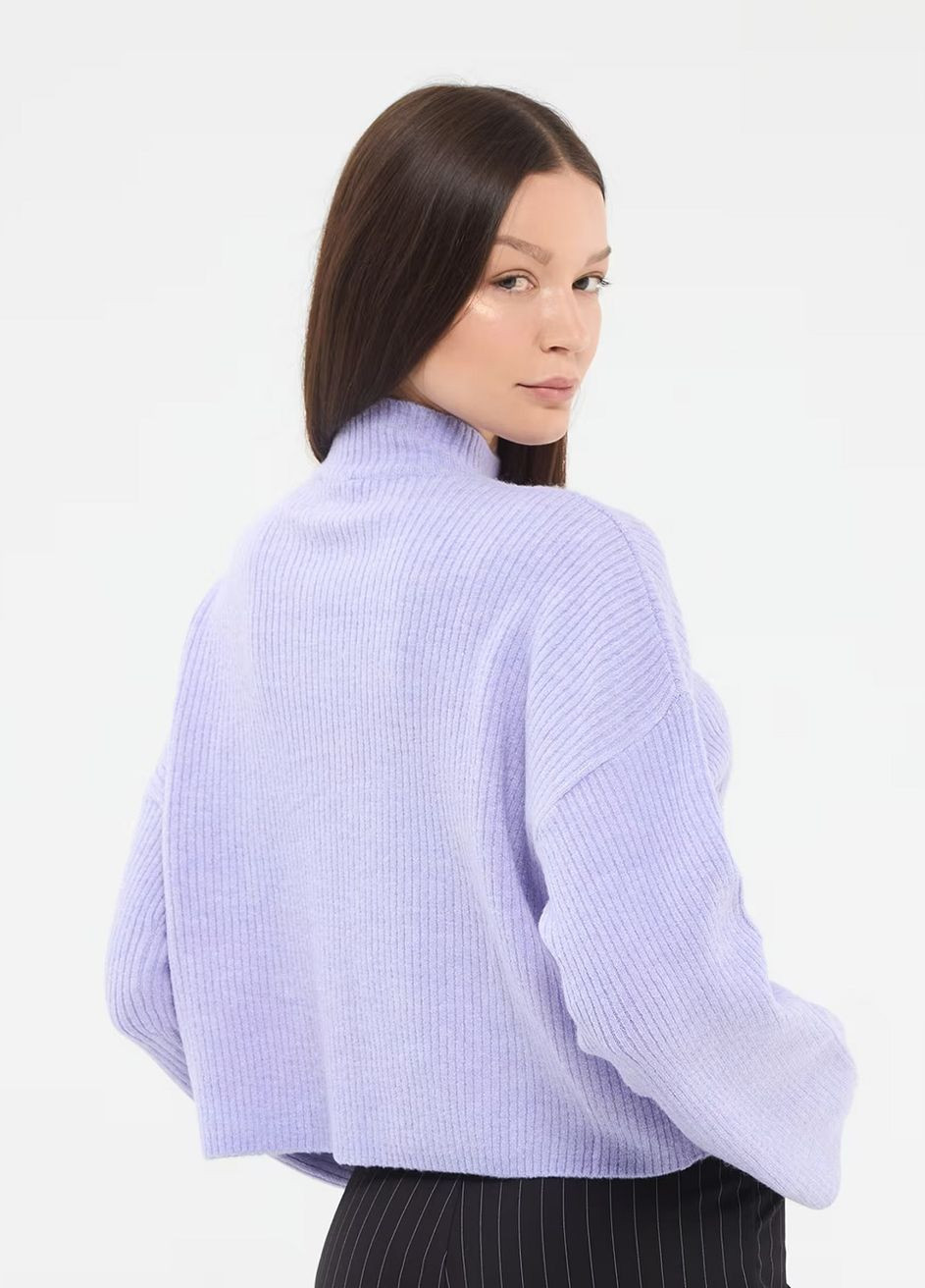 Бузковий демісезонний светр жін Terranova