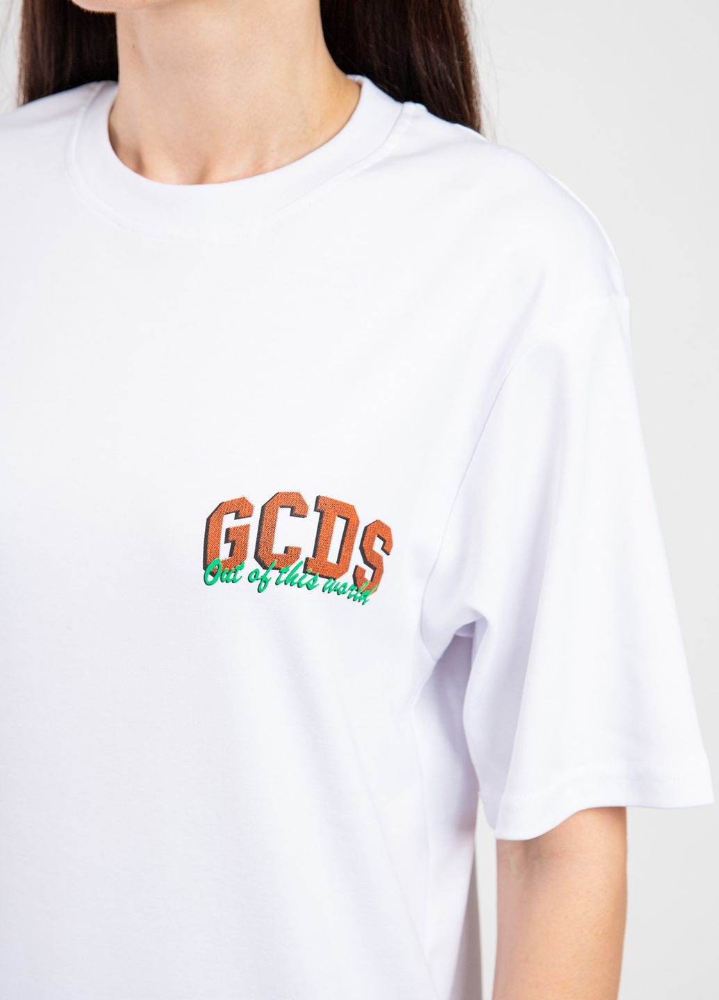 Біла літня футболка gcds