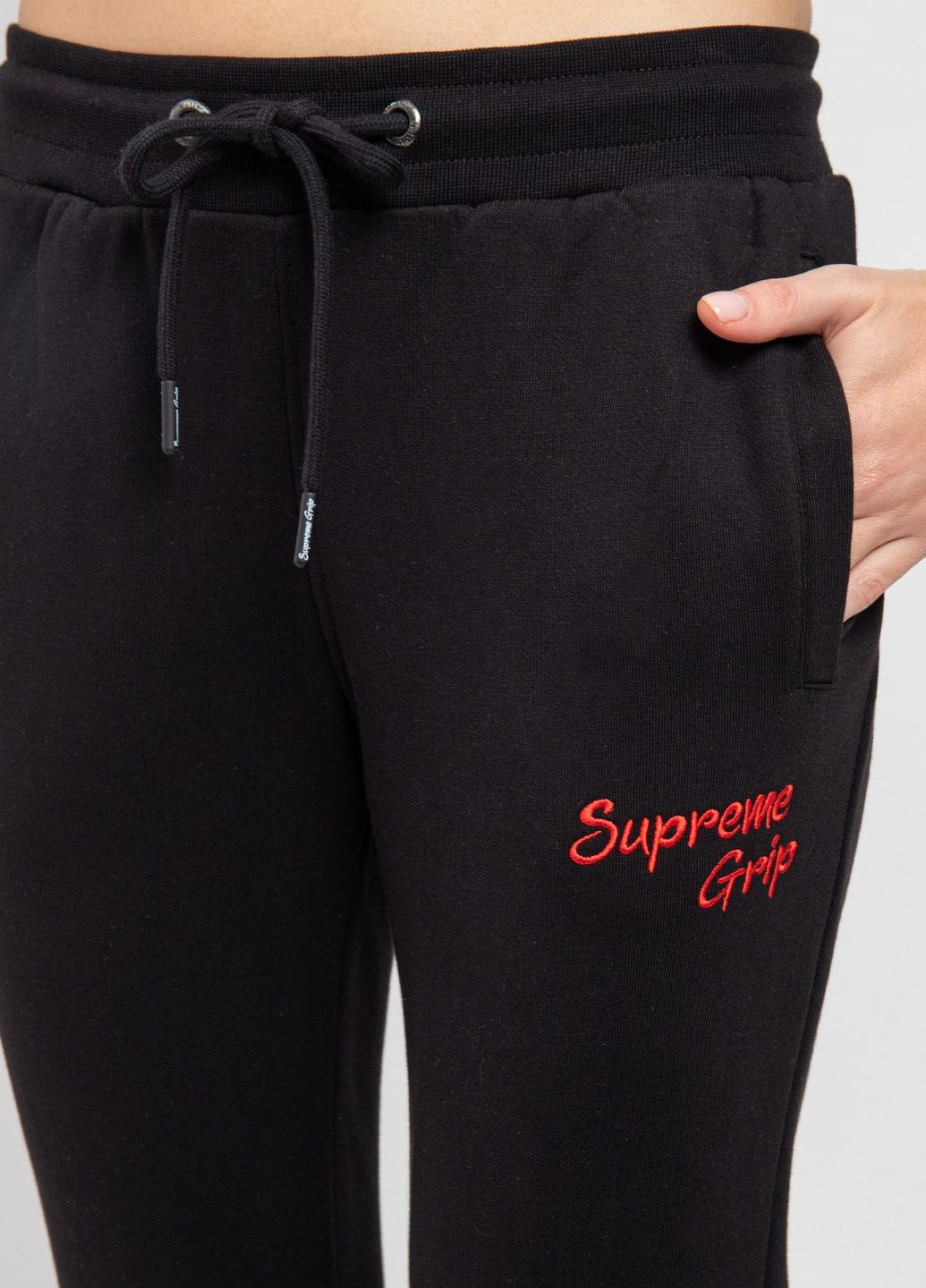 Белые спортивные брюки на флисе Supreme Grip (268128344)