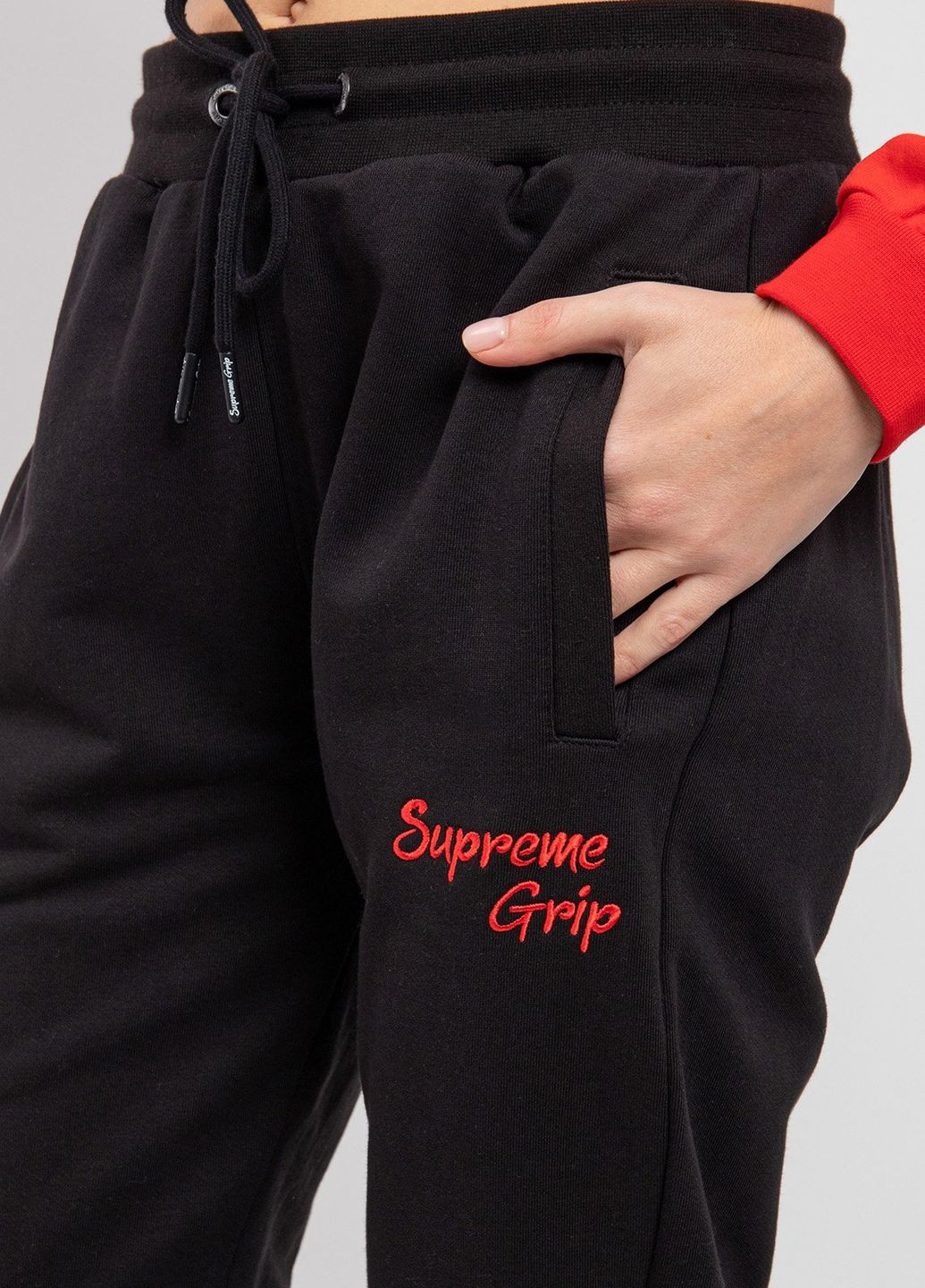 Серые утепленные спортивные брюки Supreme Grip (268128337)