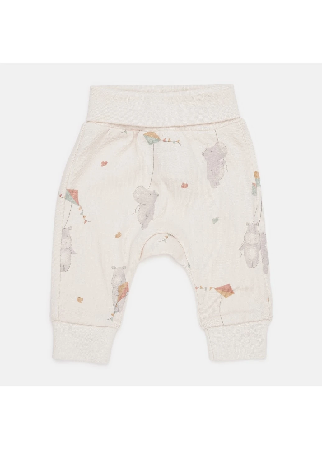Молочные кэжуал летние брюки H&M