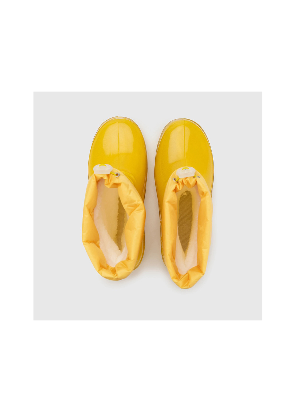Желтые сапоги резиновые No Brand