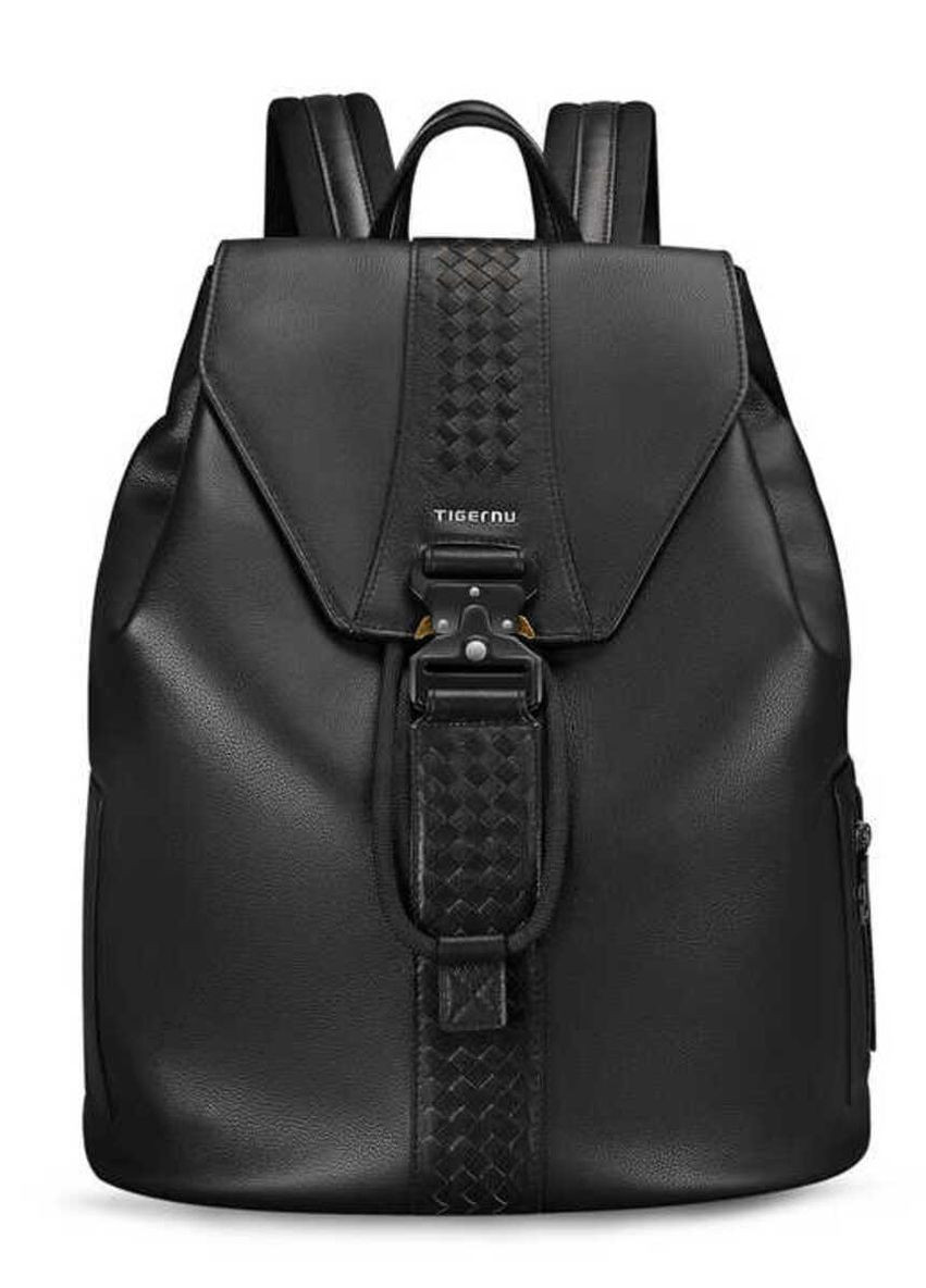 Винтажный рюкзак из натуральной кожи TGN-1003 Черный (TGN-1003-3835) Tigernu (268218473)